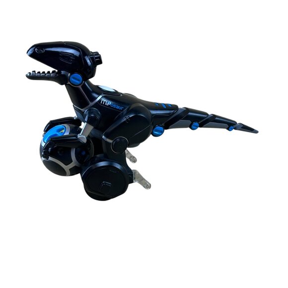 Wowwee Black Miposaur Dinosaur with Ball White Mip Robot Balance Board Lot Works - Picture 4 of 16